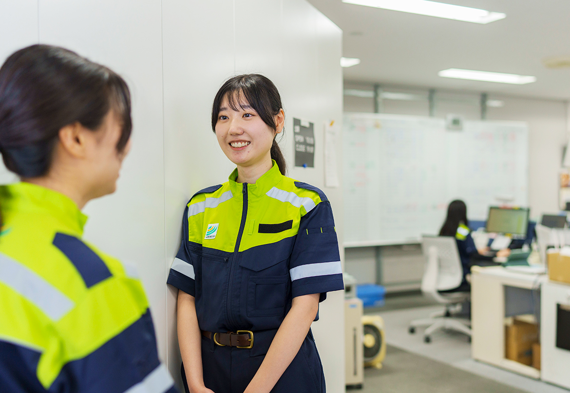 お休み充実の働きやすい環境で、<br />
資格取得にも段階的にチャレンジ中